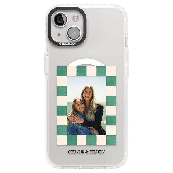 Personalised Seafoam Check Photo