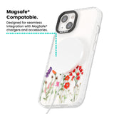 Personalised Spring Wildflowers Magsafe Impact Phone Case for iPhone 13, iPhone 14, iPhone 15