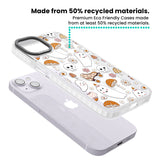 Cute Ghost and Skulls Pattern Magsafe Impact Phone Case for iPhone 13, iPhone 14, iPhone 15