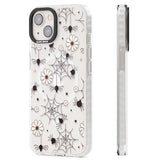 Spiders and Flowers Pattern Magsafe Impact Phone Case for iPhone 13, iPhone 14, iPhone 15