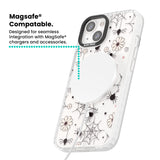 Spiders and Flowers Pattern Magsafe Impact Phone Case for iPhone 13, iPhone 14, iPhone 15