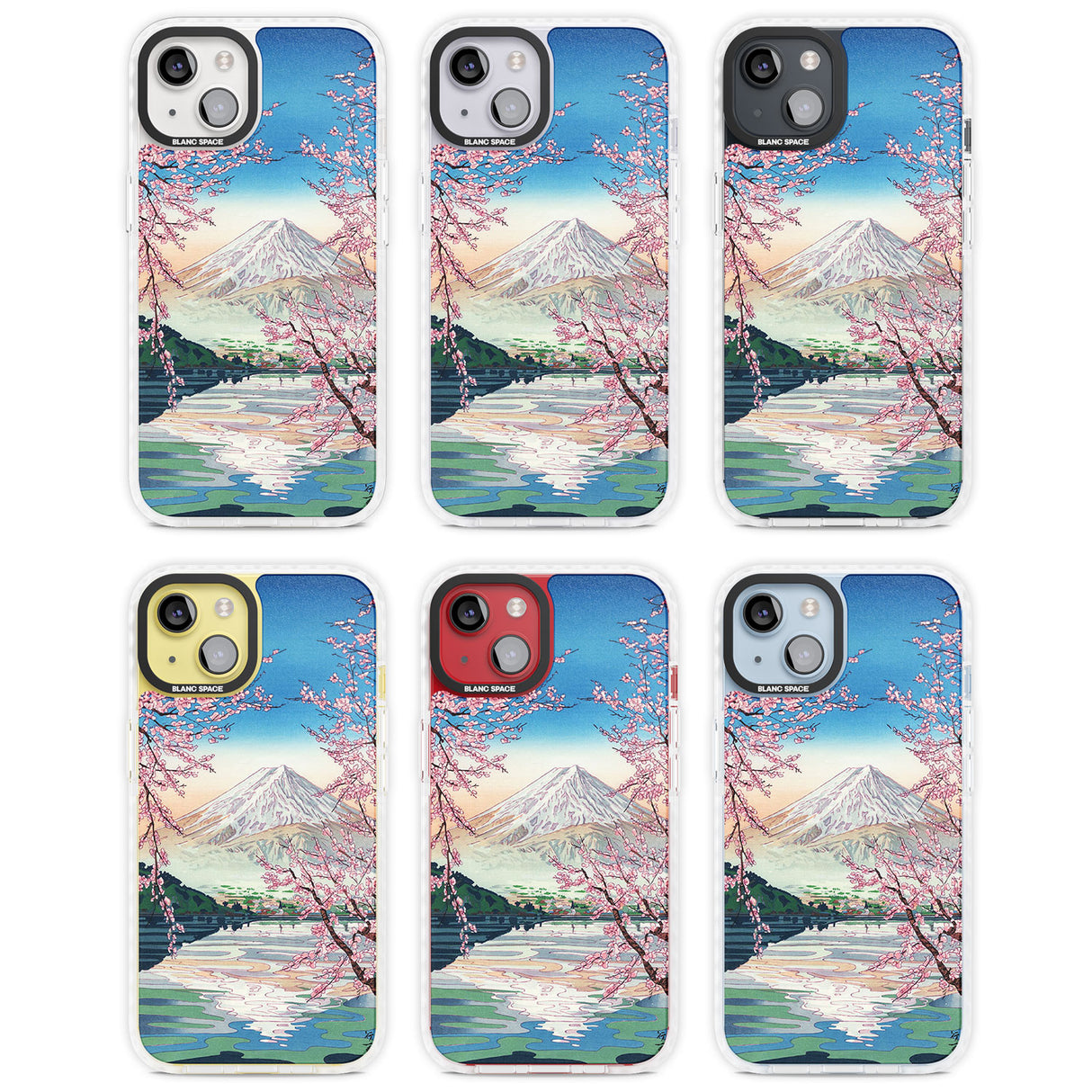 Mt. Fuji from Lake Kawaguchi Magsafe Impact Phone Case for iPhone 13, iPhone 14, iPhone 15