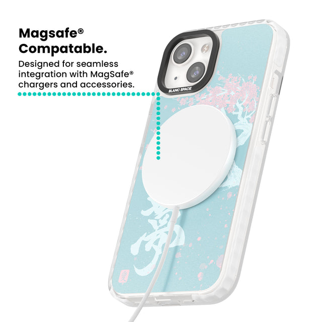 Dreams & Cherry Blossom Magsafe Impact Phone Case for iPhone 13, iPhone 14, iPhone 15