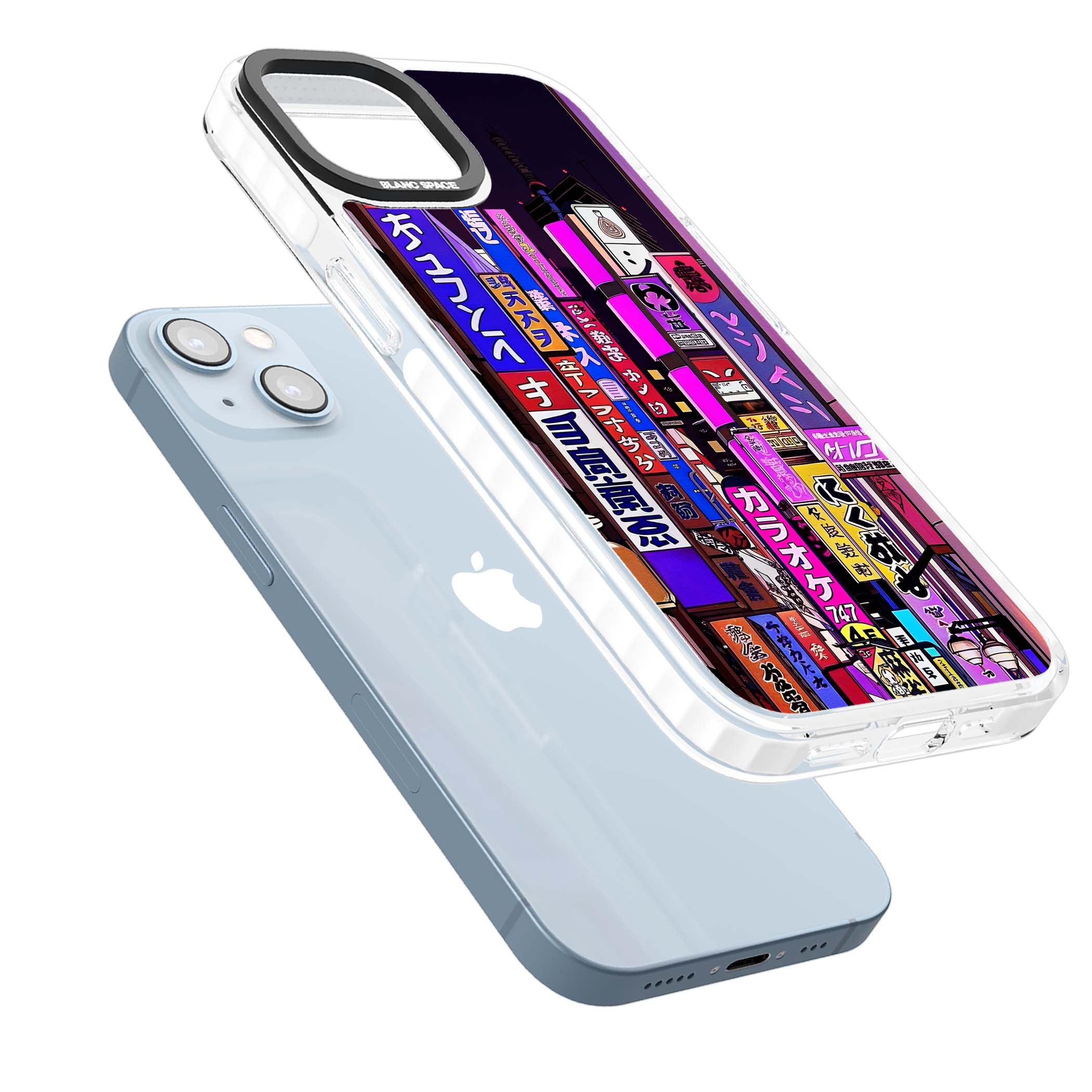 NEON NIGHT anime iPhone case | Impact Magsafe case for iPhone 13, iPhone 14, iPhone 15
