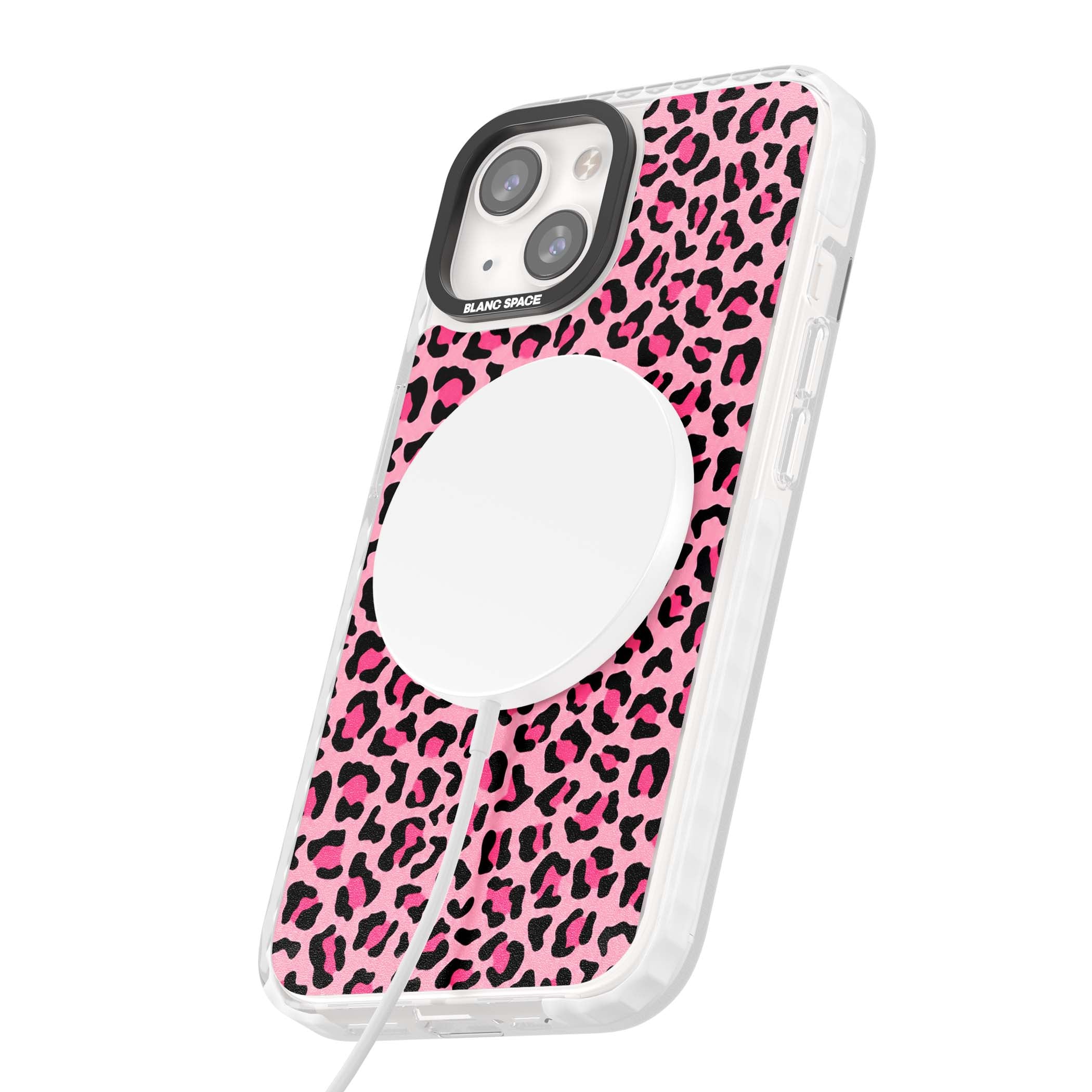 Pink Leopard baddie iPhone case | Impact Magsafe case for iPhone 13, iPhone 14, iPhone 15