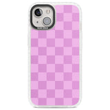 BUBBLEGUM CHECKERED Clear Impact Phone Case for iPhone 13, iPhone 14, iPhone 15