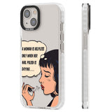 Drying Nails - Pop Art Clear Impact Phone Case for iPhone 13, iPhone 14, iPhone 15