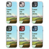 Leave me alone Clear Impact Phone Case for iPhone 13, iPhone 14, iPhone 15