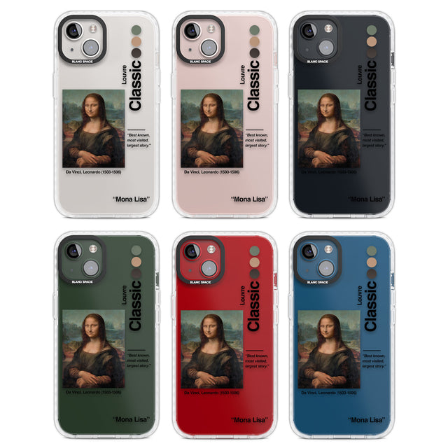 Mona Lisa - Leonardo Da Vinci Clear Impact Phone Case for iPhone 13, iPhone 14, iPhone 15