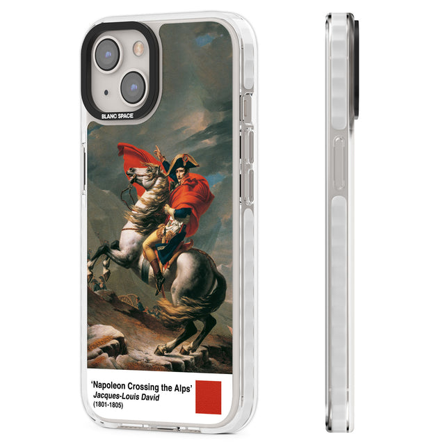 Napoleon Crossing the Alps Clear Impact Phone Case for iPhone 13, iPhone 14, iPhone 15