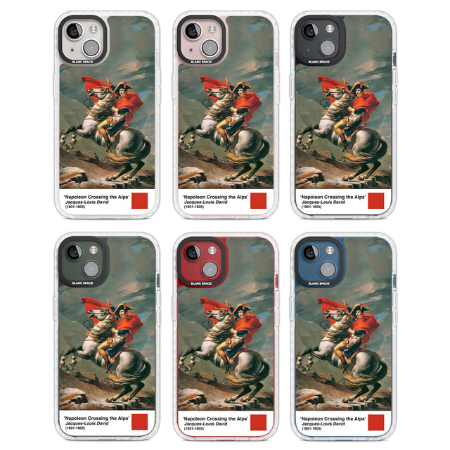 Napoleon Crossing the Alps Clear Impact Phone Case for iPhone 13, iPhone 14, iPhone 15