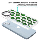 Emerald Stars Pattern (Clear) Clear Impact Phone Case for iPhone 13, iPhone 14, iPhone 15