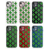 Emerald Stars Pattern (Clear) Clear Impact Phone Case for iPhone 13, iPhone 14, iPhone 15