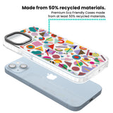 Retro Carnival Shapes Clear Impact Phone Case for iPhone 13, iPhone 14, iPhone 15