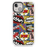 Onomatopoeia Clear Impact Phone Case for iPhone 13, iPhone 14, iPhone 15