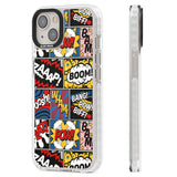 Onomatopoeia Clear Impact Phone Case for iPhone 13, iPhone 14, iPhone 15