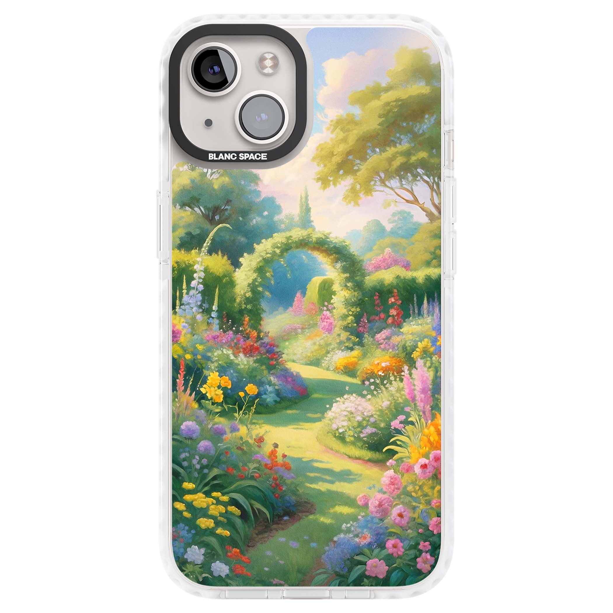 The Painter's Garden floral iPhone case | Clear Impact case for iPhone 13, iPhone 14, iPhone 15