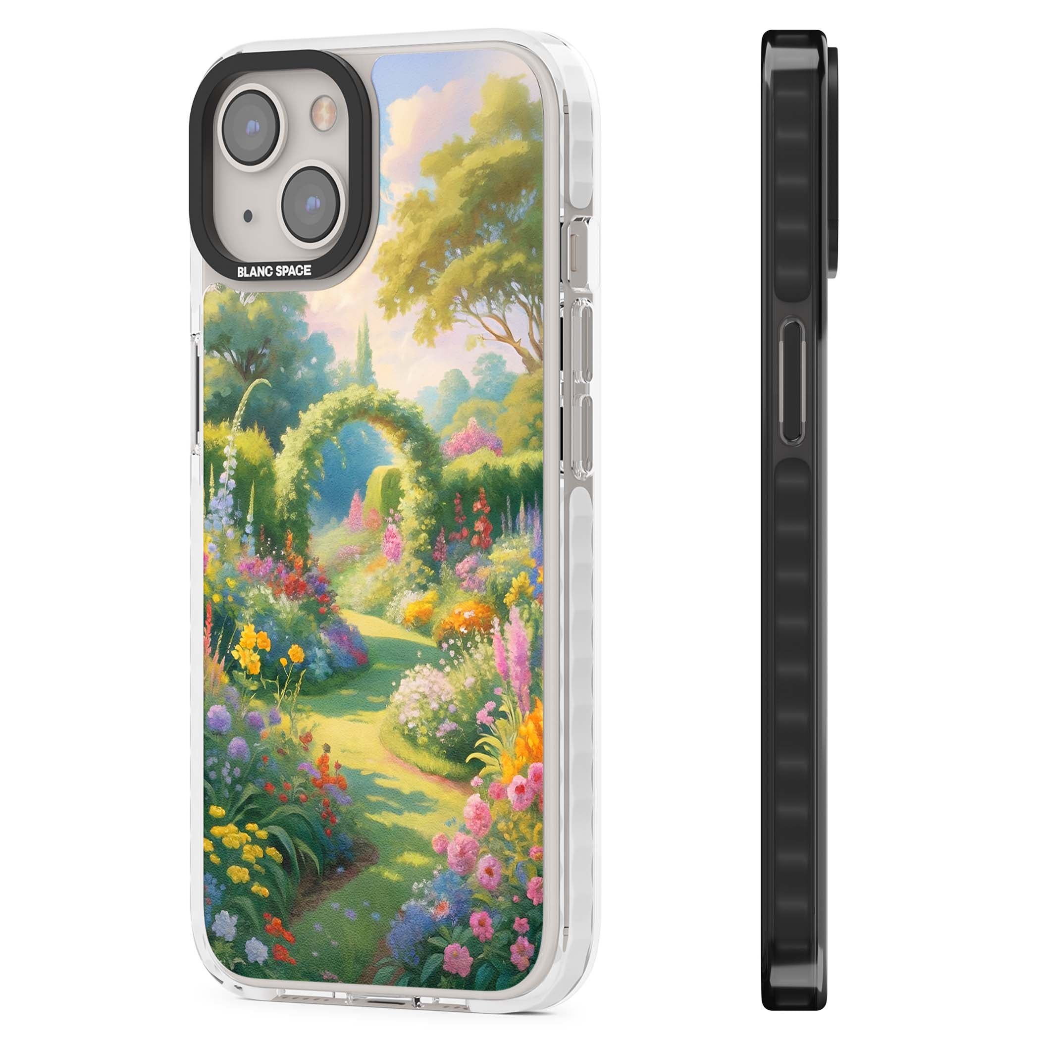 The Painter's Garden floral iPhone case | Clear Impact case for iPhone 13, iPhone 14, iPhone 15