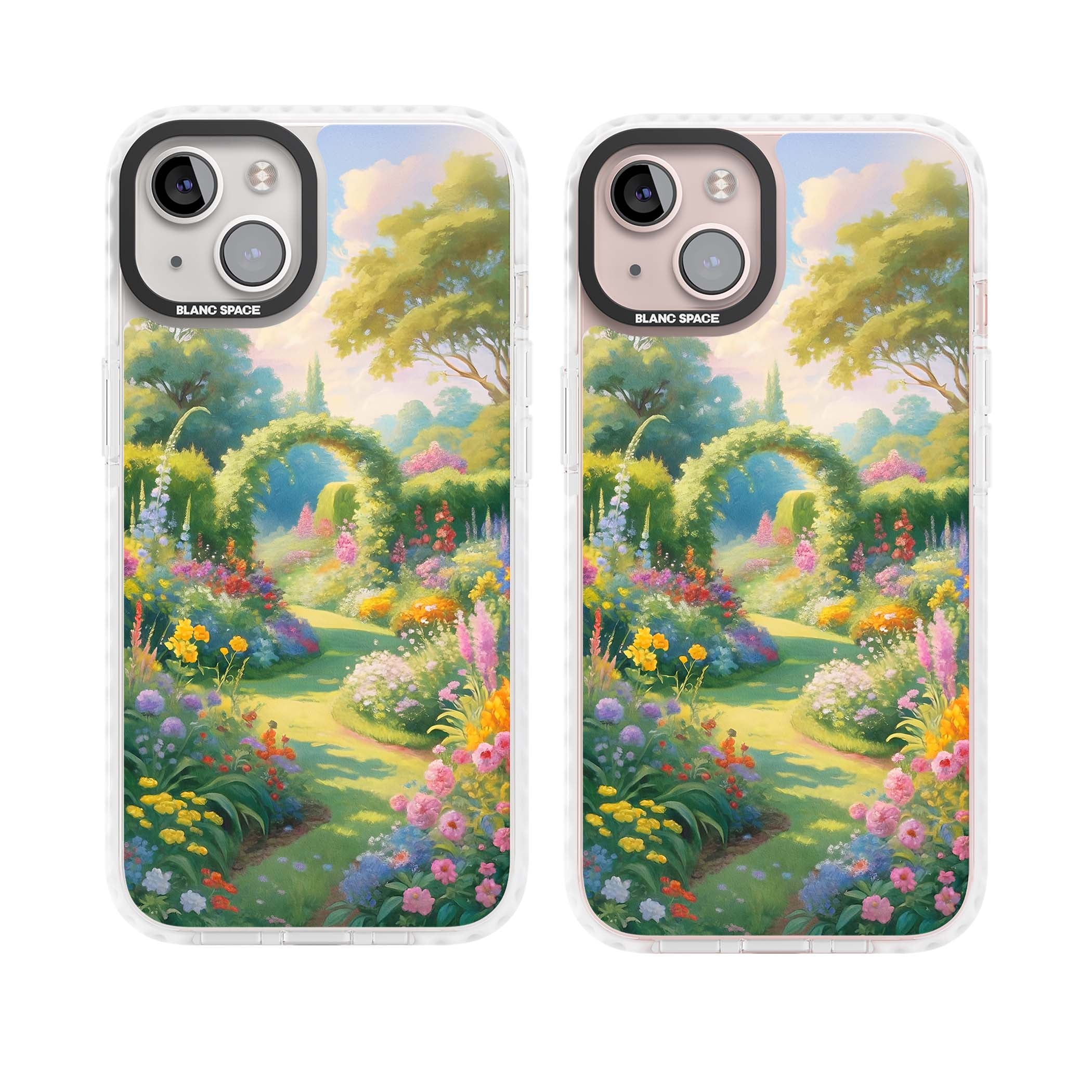 The Painter's Garden floral iPhone case | Clear Impact case for iPhone 13, iPhone 14, iPhone 15