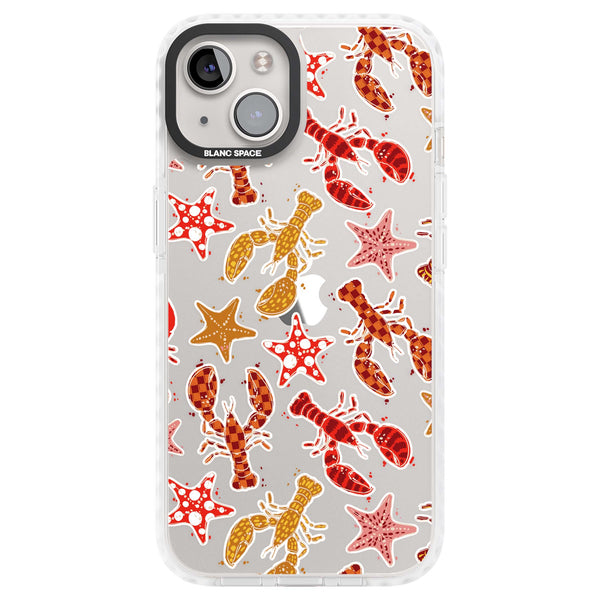 Lobster & Starfish Coastal Pattern