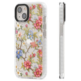 Vintage Vines & Flowers Clear Impact Phone Case for iPhone 13, iPhone 14, iPhone 15