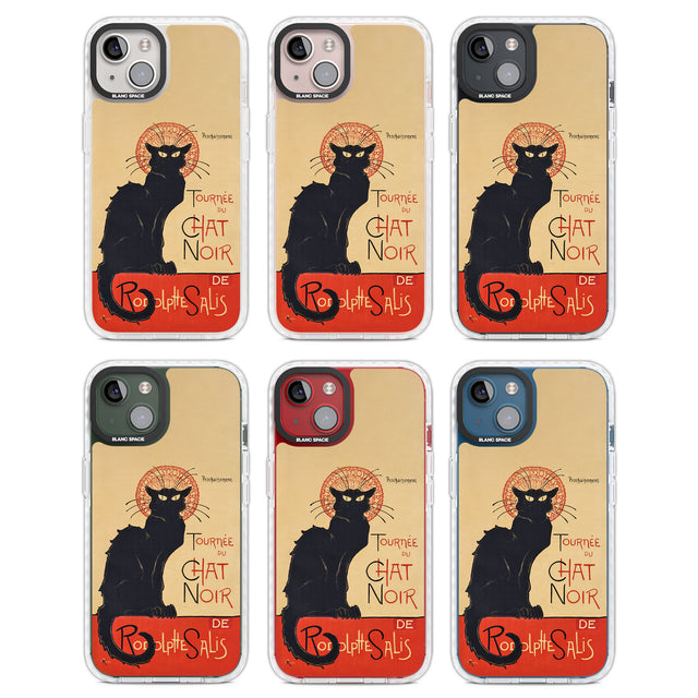 Tournee du Chat Noir Poster Clear Impact Phone Case for iPhone 13, iPhone 14, iPhone 15