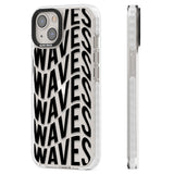 WAVES Clear Impact Phone Case for iPhone 13, iPhone 14, iPhone 15