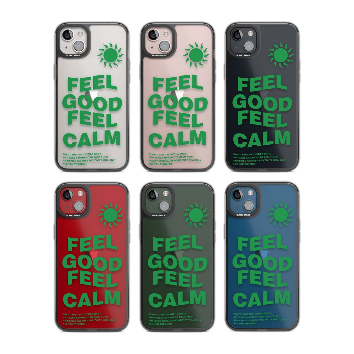 Feel Good Feel Calm (Green)Phone Case for iPhone 14 Plus