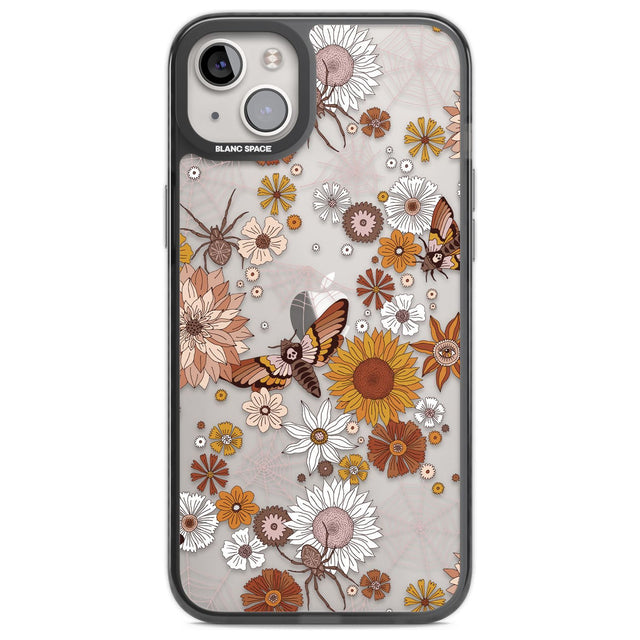 Halloween Skulls and FlowersPhone Case for iPhone 14 Plus