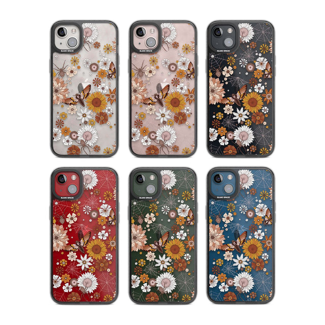 Halloween Skulls and FlowersPhone Case for iPhone 14 Plus