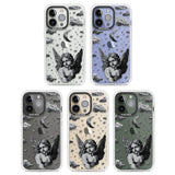 Celestial Cherub Clear Impact Phone Case for iPhone 13 Pro, iPhone 14 Pro, iPhone 15 Pro