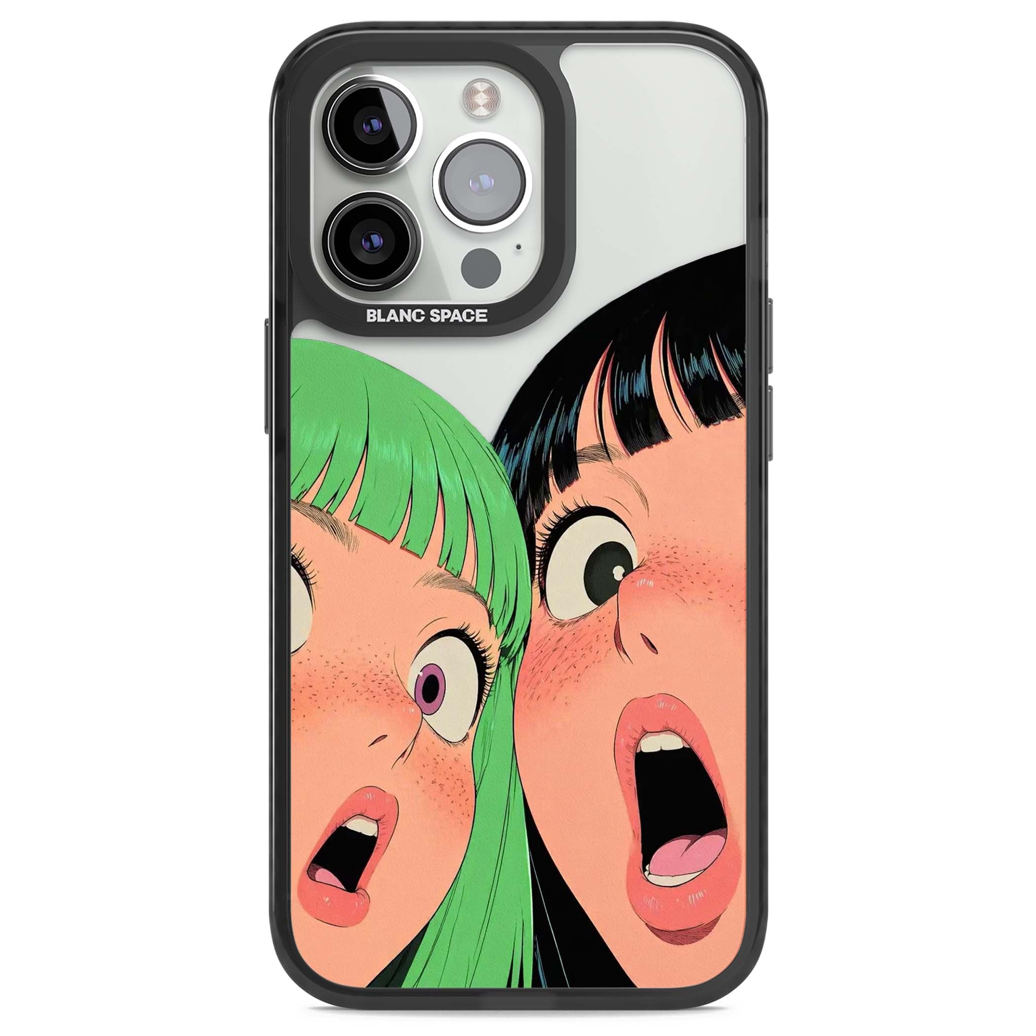 Gasp for her iPhone case | Black Impact case for iPhone 13 Pro, iPhone 14 Pro, iPhone 15 Pro