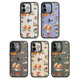 Fall Forest Friends Black Impact Phone Case for iPhone 13 Pro, iPhone 14 Pro, iPhone 15 Pro