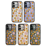 Autumn Leaves and Flowers Black Impact Phone Case for iPhone 13 Pro, iPhone 14 Pro, iPhone 15 Pro