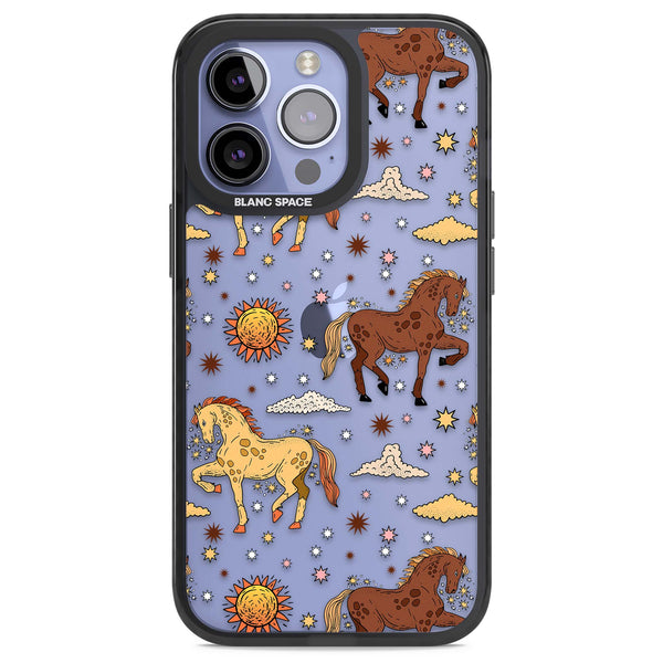 Boho Celestial Wild Horses