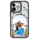 Personalised Summer Photo Frame Black Impact Phone Case for iPhone 13 Pro, iPhone 14 Pro, iPhone 15 Pro