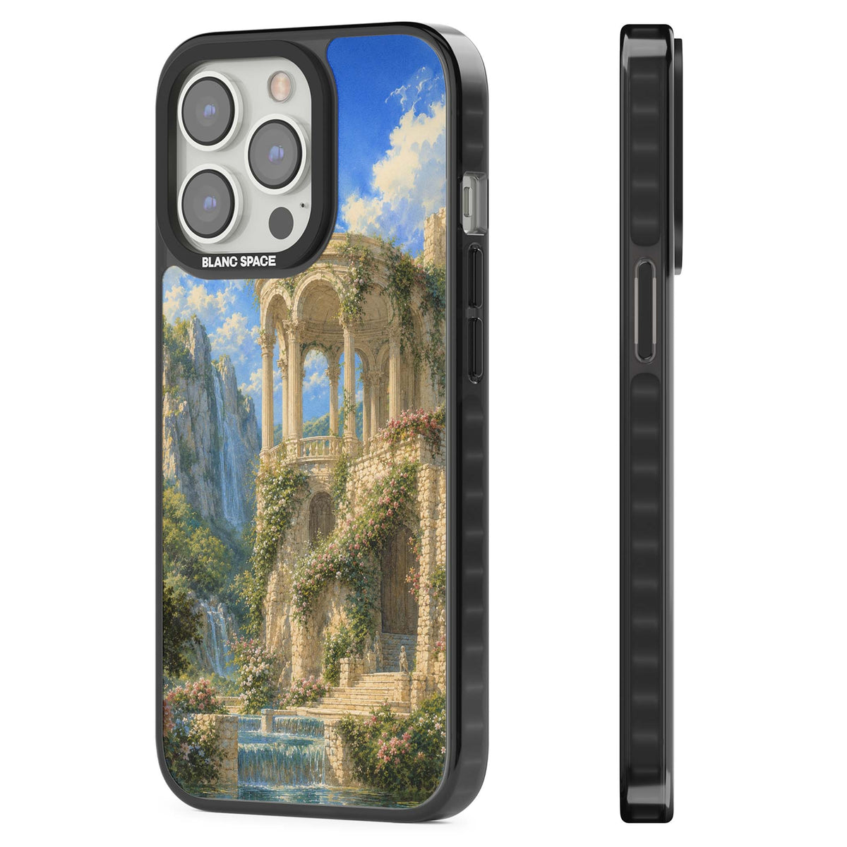 Palace Pavilion fairycore iPhone case | Black Impact case for iPhone 13 Pro, iPhone 14 Pro, iPhone 15 Pro