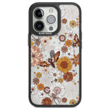 Halloween Skulls and FlowersPhone Case for iPhone 14 Pro