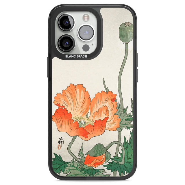 Birds and Plants by Ohara Koson Black Impact Phone Case for iPhone 13 Pro, iPhone 14 Pro, iPhone 15 Pro