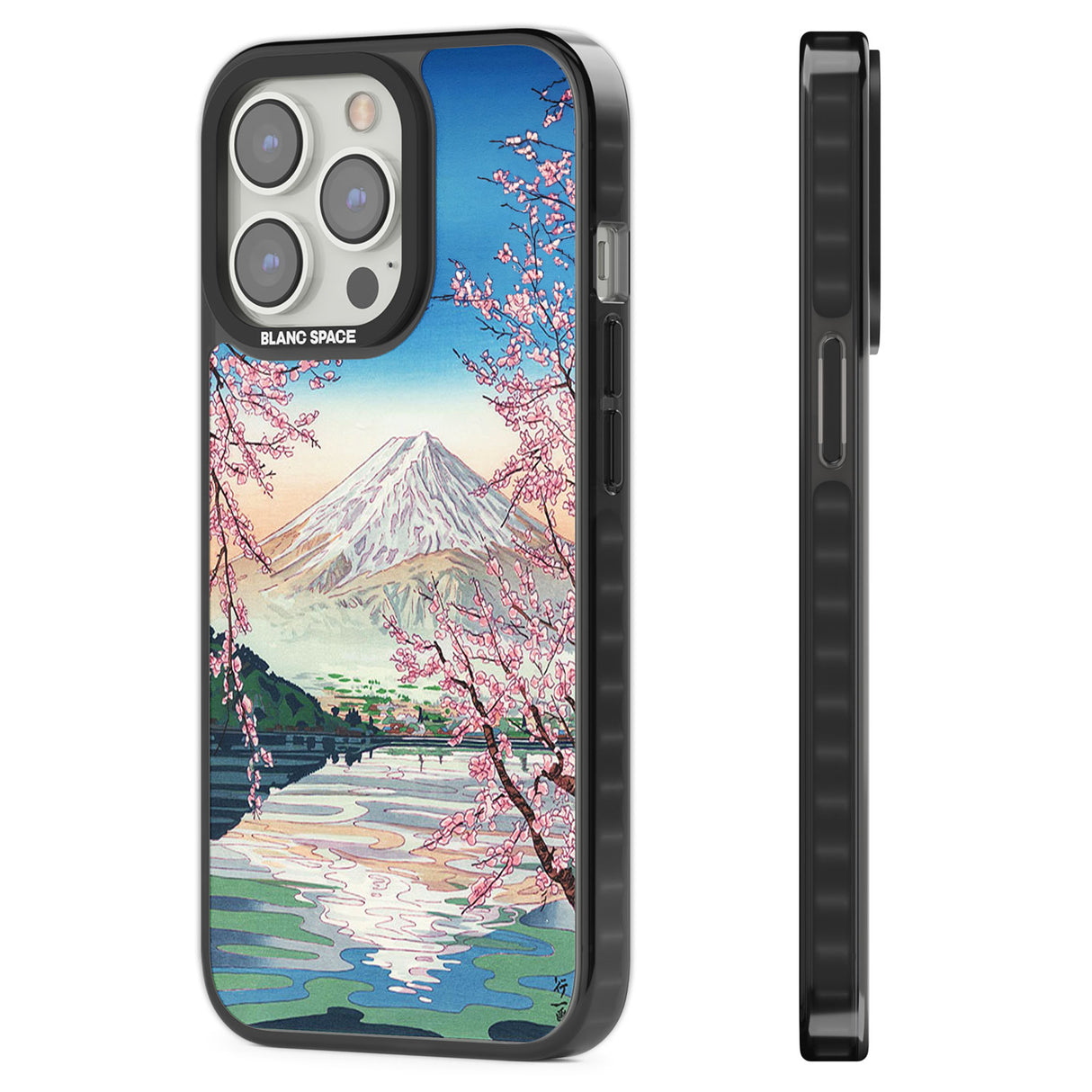 Mt. Fuji from Lake Kawaguchi Black Impact Phone Case for iPhone 13 Pro, iPhone 14 Pro, iPhone 15 Pro