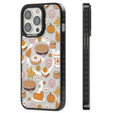 Pumpkin Pie & Autumn Treats Magsafe Black Impact Phone Case for iPhone 13 Pro, iPhone 14 Pro, iPhone 15 Pro