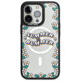 Summer Bummer Magsafe Black Impact Phone Case for iPhone 13 Pro, iPhone 14 Pro, iPhone 15 Pro