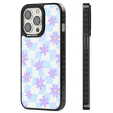 Serene Skies & Flowers Magsafe Black Impact Phone Case for iPhone 13 Pro, iPhone 14 Pro, iPhone 15 Pro