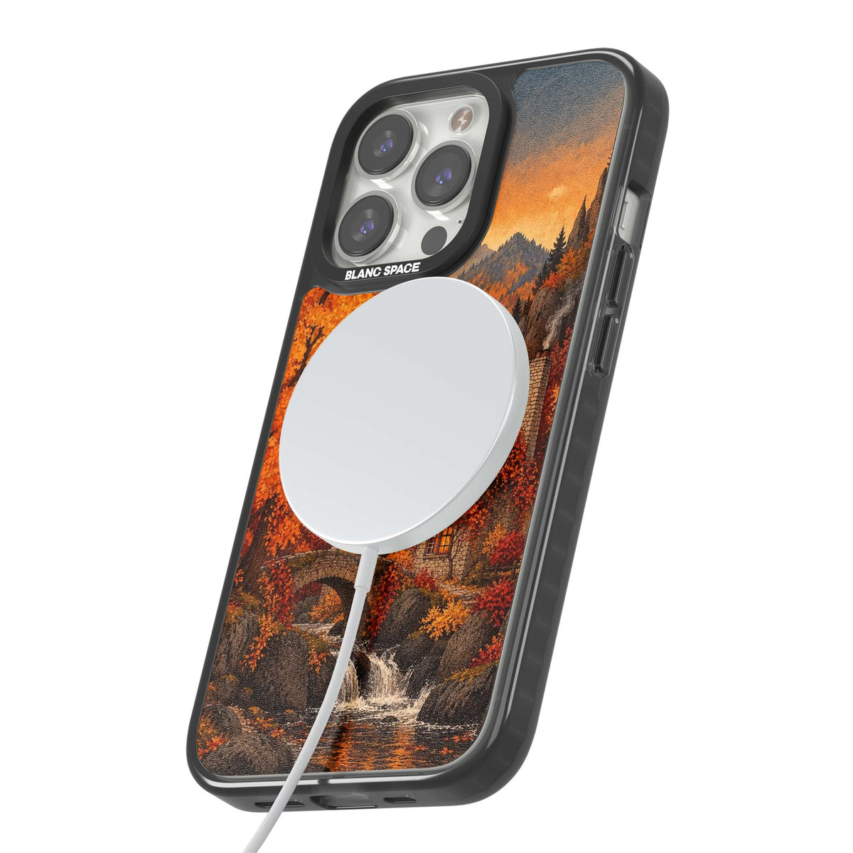 Auburn Cottage iPhone case | Black Impact Magsafe case for iPhone 13 Pro, iPhone 14 Pro, iPhone 15 Pro