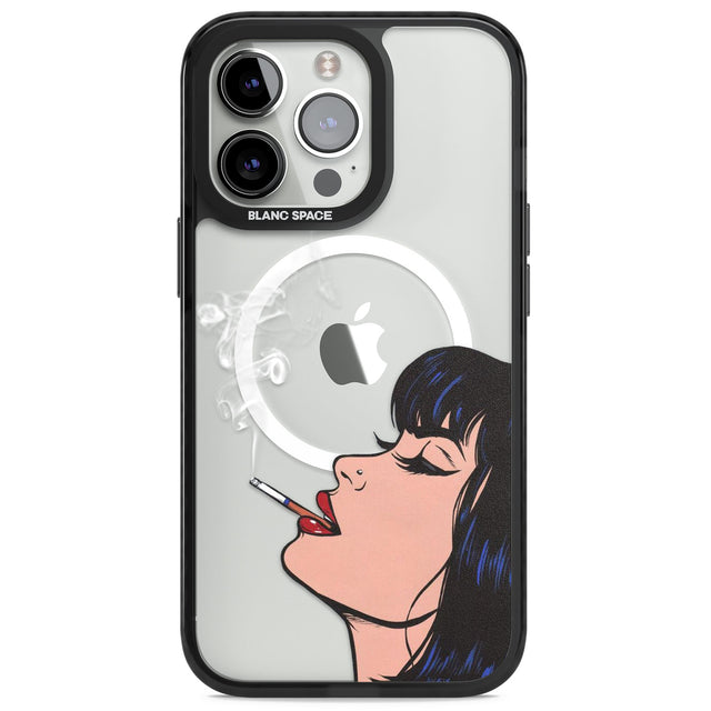 Stress Relief - Pop Art Magsafe Black Impact Phone Case for iPhone 13 Pro, iPhone 14 Pro, iPhone 15 Pro