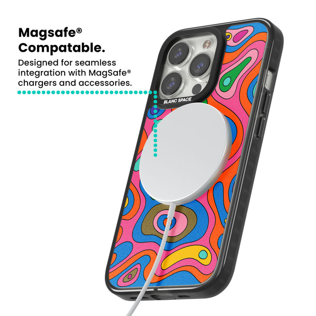 Euphoria Magsafe Black Impact Phone Case for iPhone 13 Pro, iPhone 14 Pro, iPhone 15 Pro