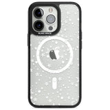 White Cosmic Galaxy Pattern Magsafe Black Impact Phone Case for iPhone 13 Pro, iPhone 14 Pro, iPhone 15 Pro