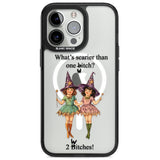 Two Witches Magsafe Black Impact Phone Case for iPhone 13 Pro, iPhone 14 Pro, iPhone 15 Pro