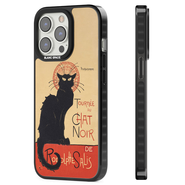 Tournee du Chat Noir Poster Magsafe Black Impact Phone Case for iPhone 13 Pro, iPhone 14 Pro, iPhone 15 Pro