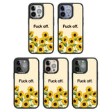 Fuck off Black Impact Phone Case for iPhone 13 Pro, iPhone 14 Pro, iPhone 15 Pro